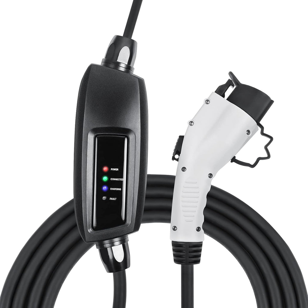 Level 2 EV Charger 240V 16 Amp with 21ft Cord J1772 Cable NEMA 10-30 Plug J52761