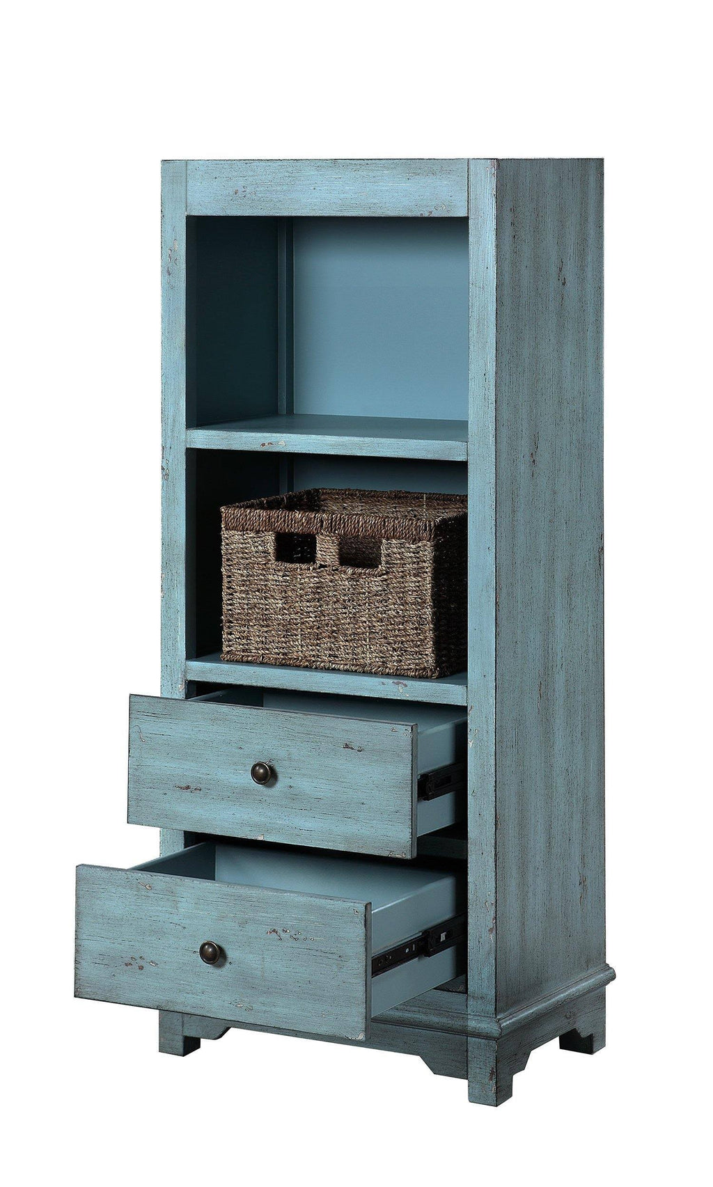 Blue Tall Cabinet Bookcase K1329
