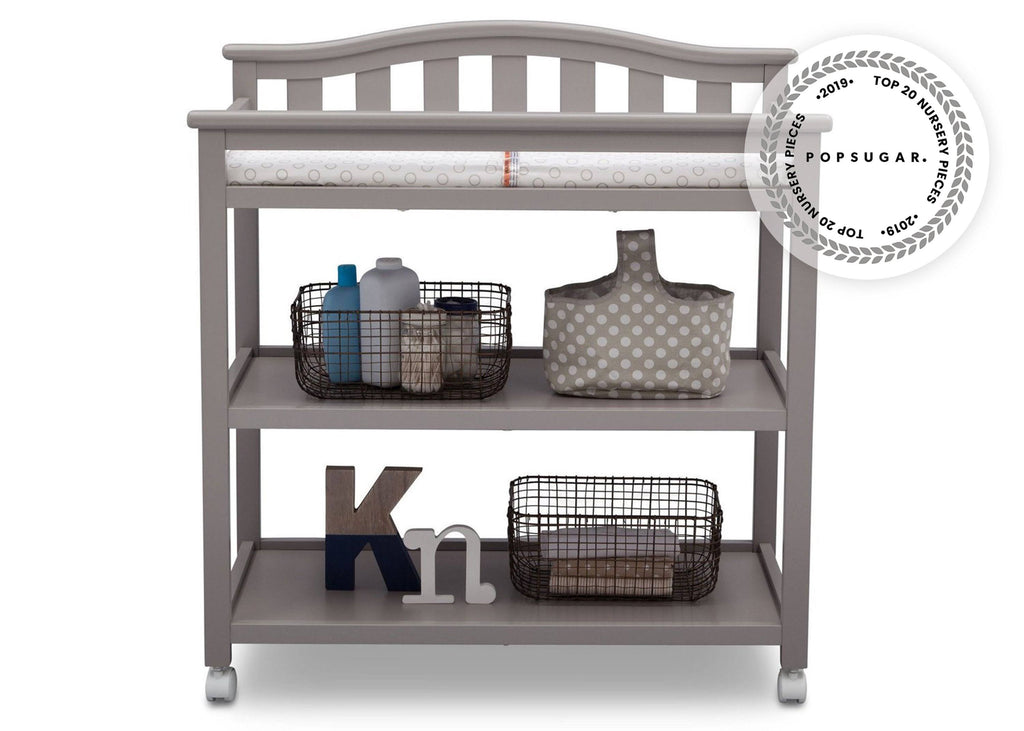 White Changing Table with Casters S250