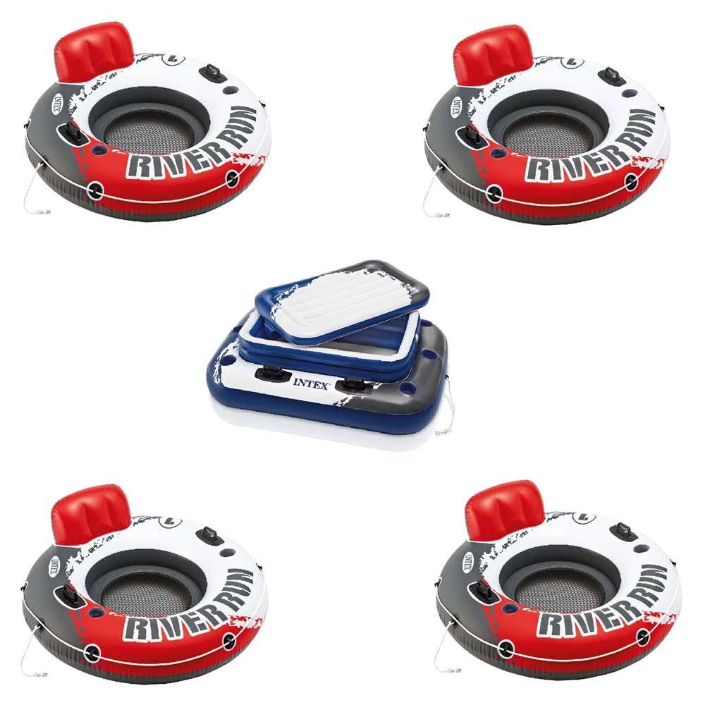 53 inch Inflatable Floating Water Raft 4 Pack D23262