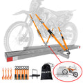 73" Stainless Steel Dirt Bike Hitch Mount Carrier with Ramp Y682798