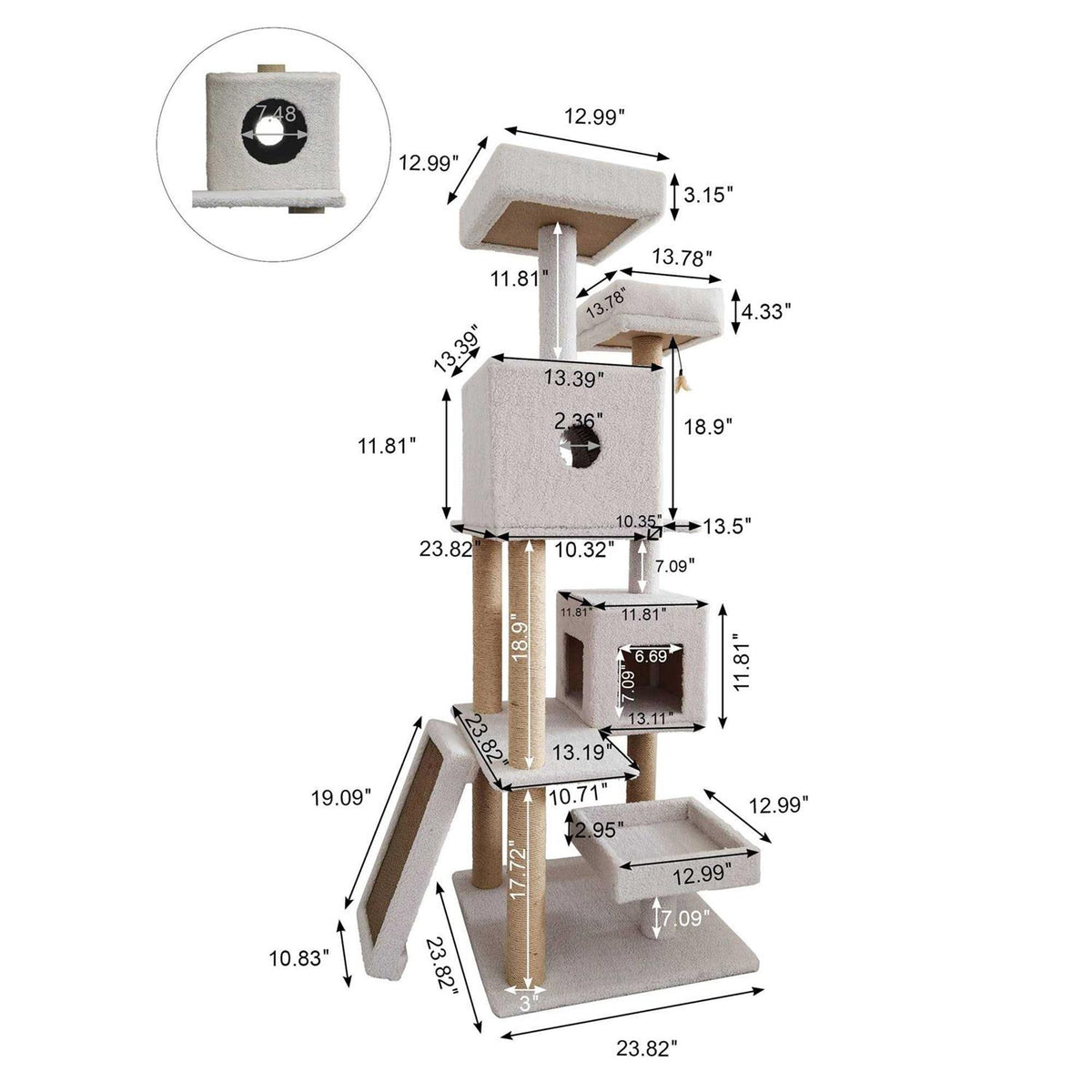 7-Level Cat Tree G567