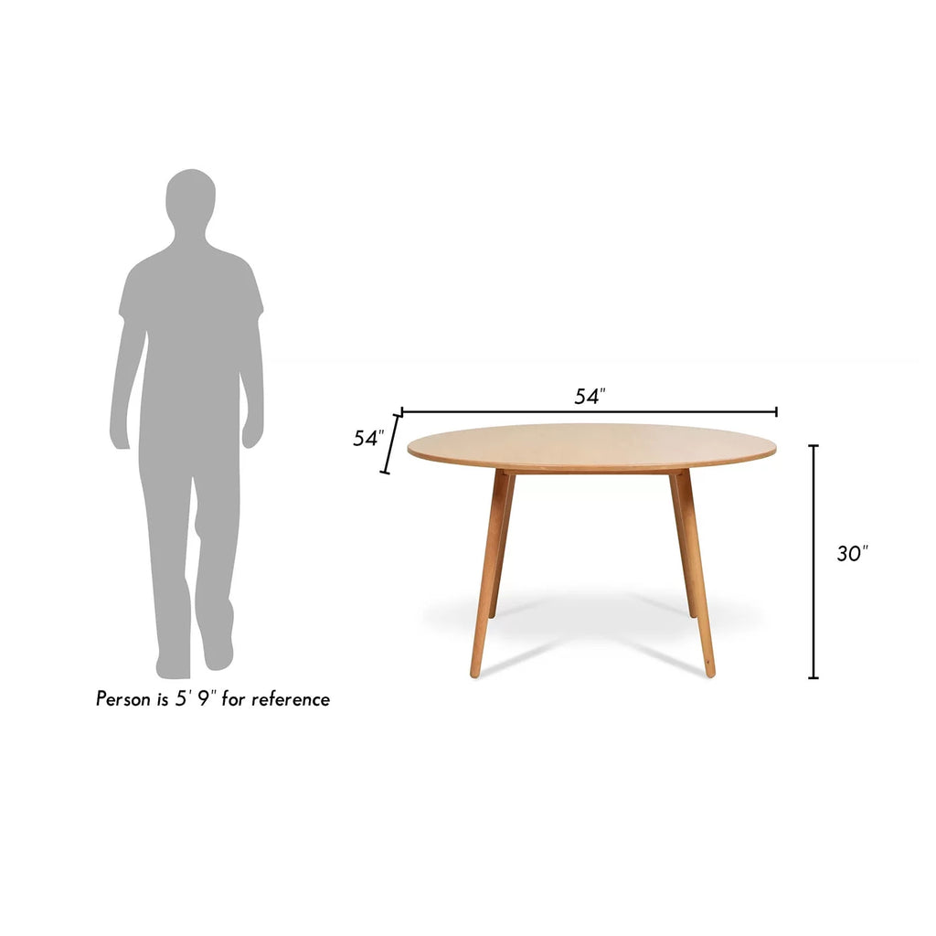 54" 6-Seater Round Dining Table V37264