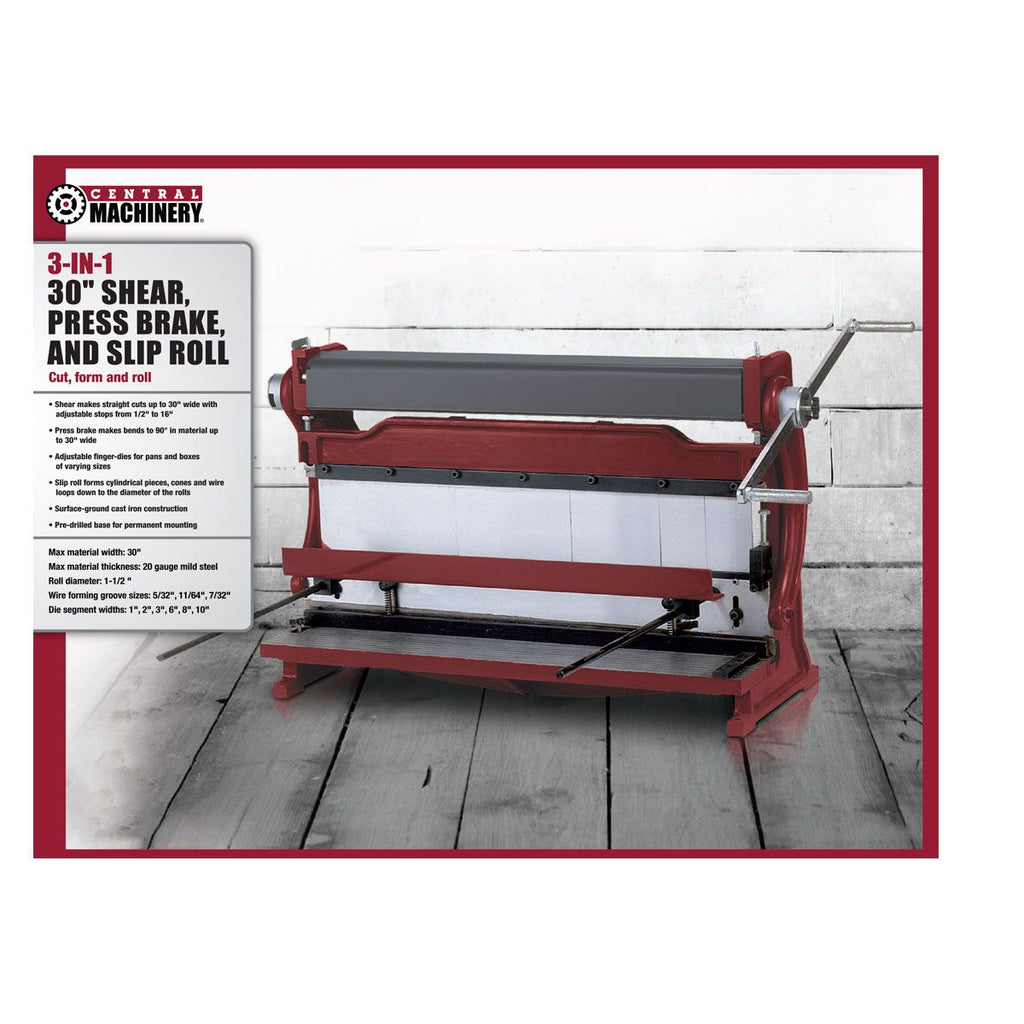 3-in-1 Shear, Press Brake, and Slip Roll X434