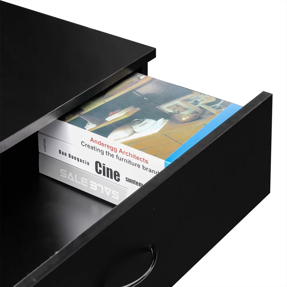 Black 4-Drawer Dresser O480