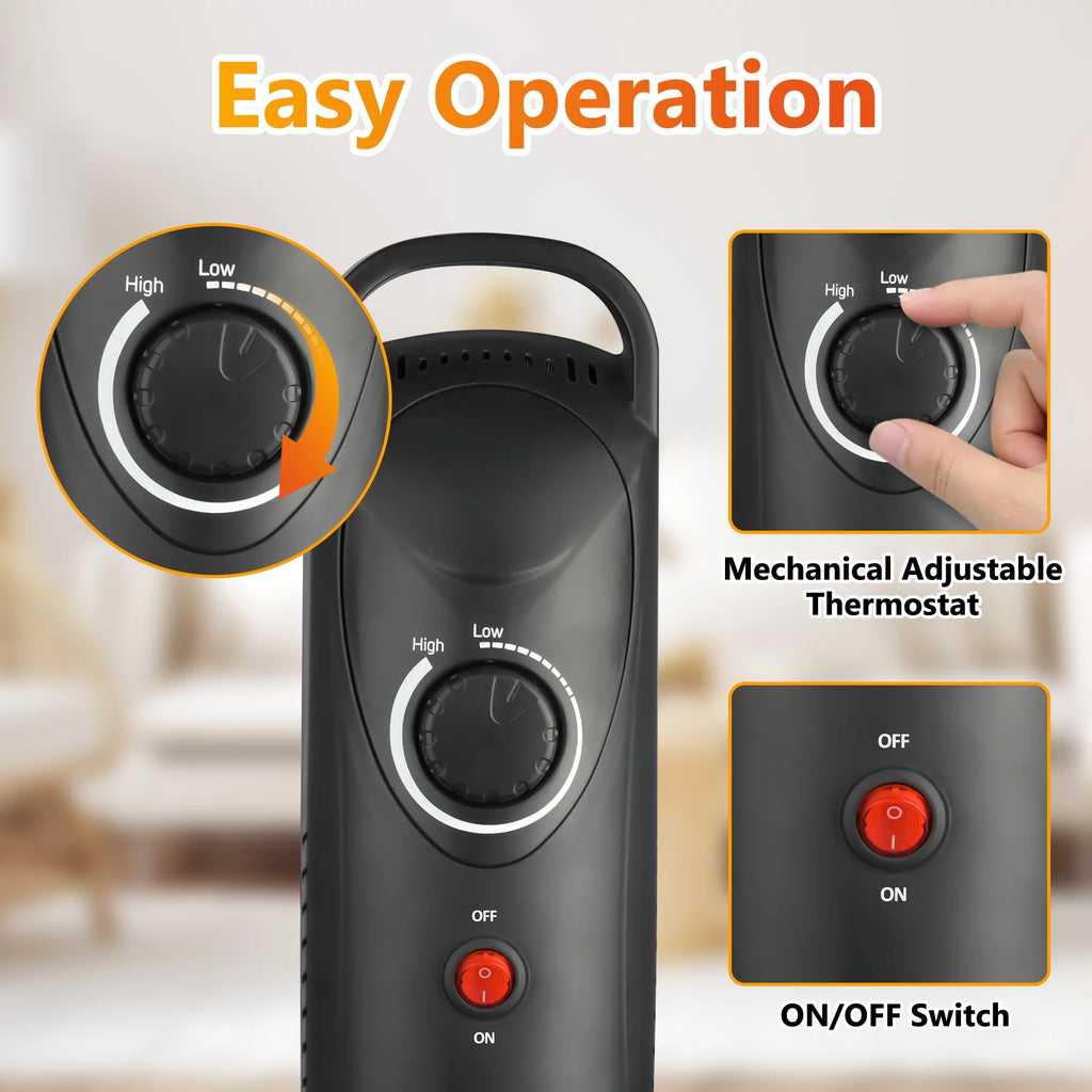 700Watt Oil Filled Electric Space Heater M942