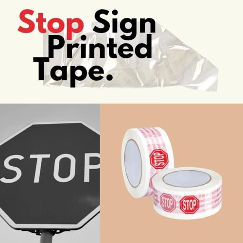Broken Seal Tape, 2 Inch x 110 Yards, 36 Pack R344365