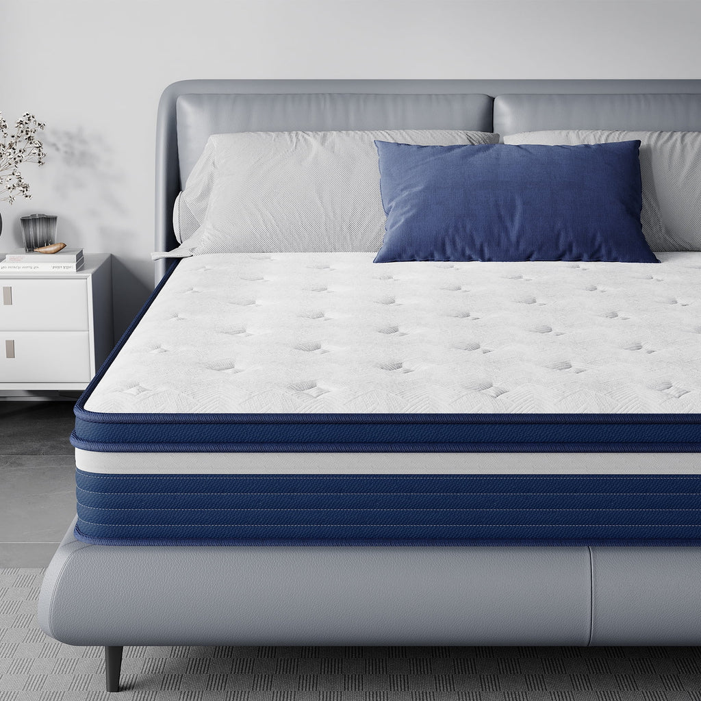 12 inch King Gel Memory Foam Hybrid Mattress D883