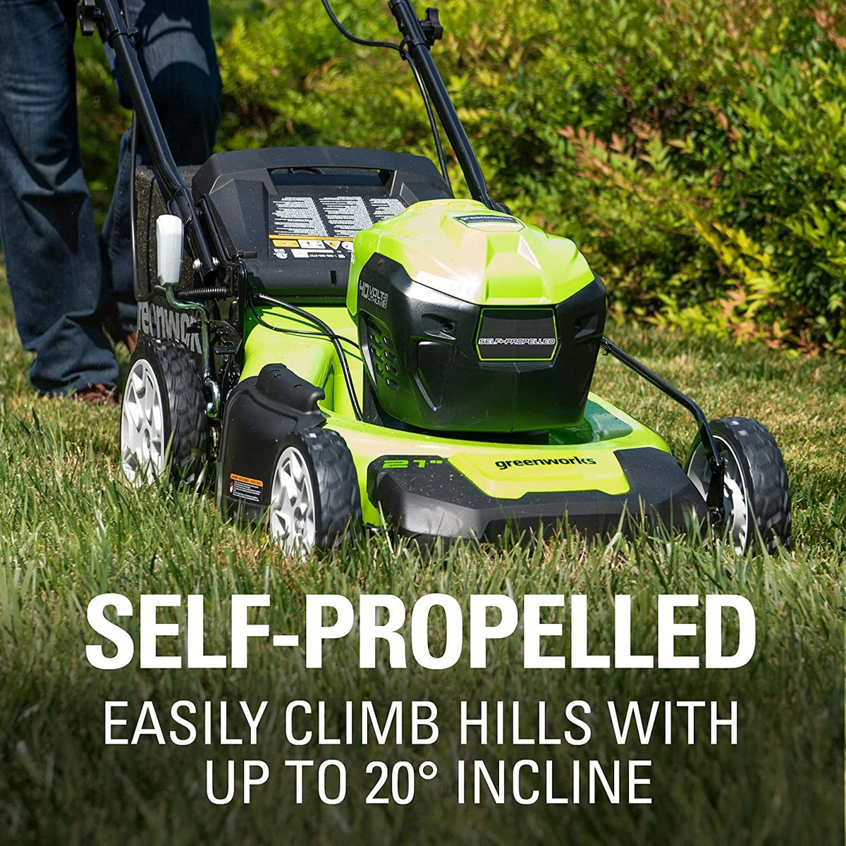 40V 21 Self-Propelled Lawn Mower A39902