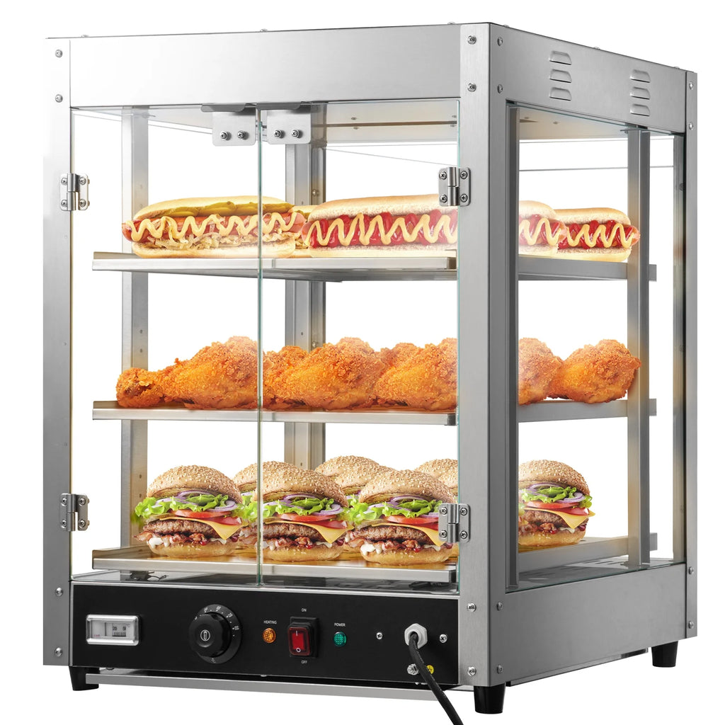 3-Tier Commercial Food Warmer with Water Tray B77416