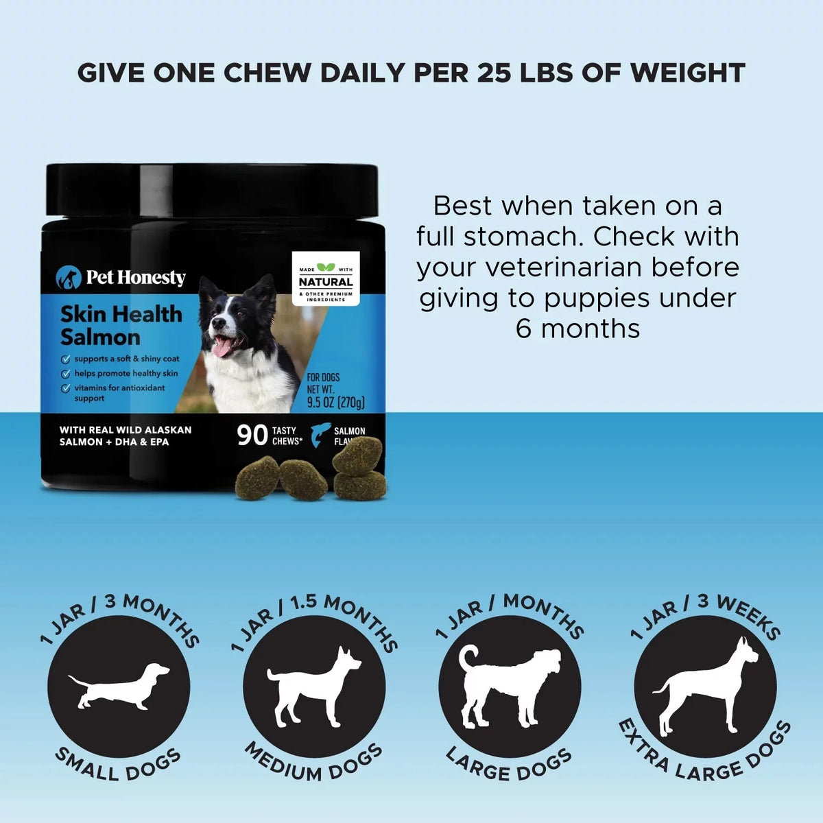 Salmon Fish Oil Soft Chews, 90 Ct Y86810