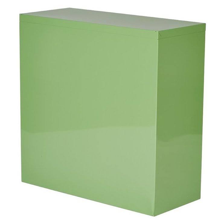 Green 2 Shelf Metal Bookcase F33625