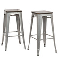 30 inch Square Counter Stool Set of 2 V576