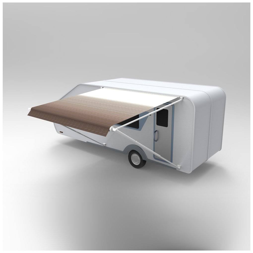 Brown 21 x 8 Feet Retractable Awning N5290