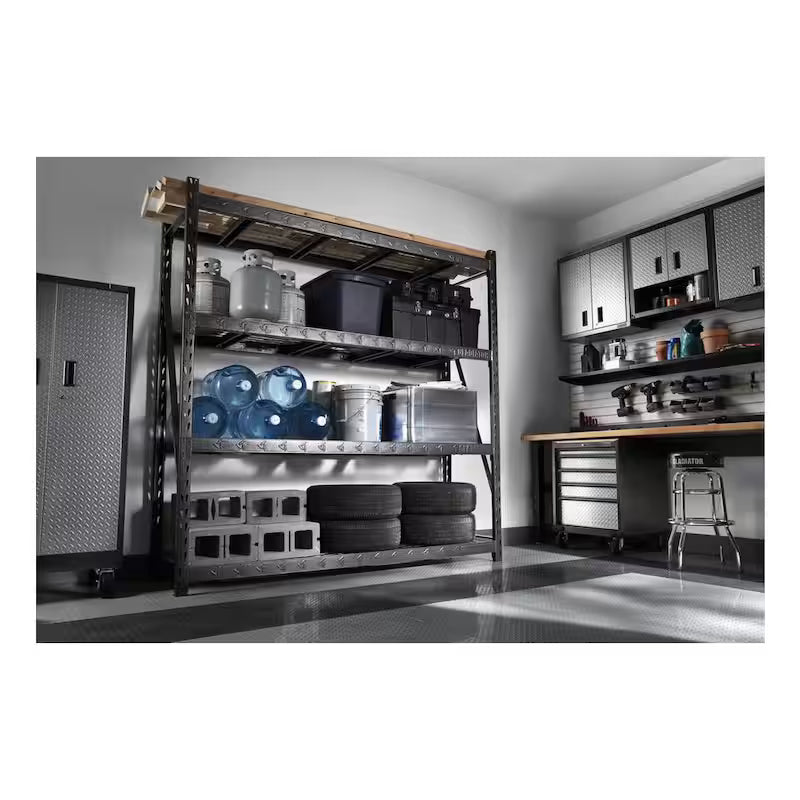 4-Tier Heavy Duty Steel Shelving Unit U515