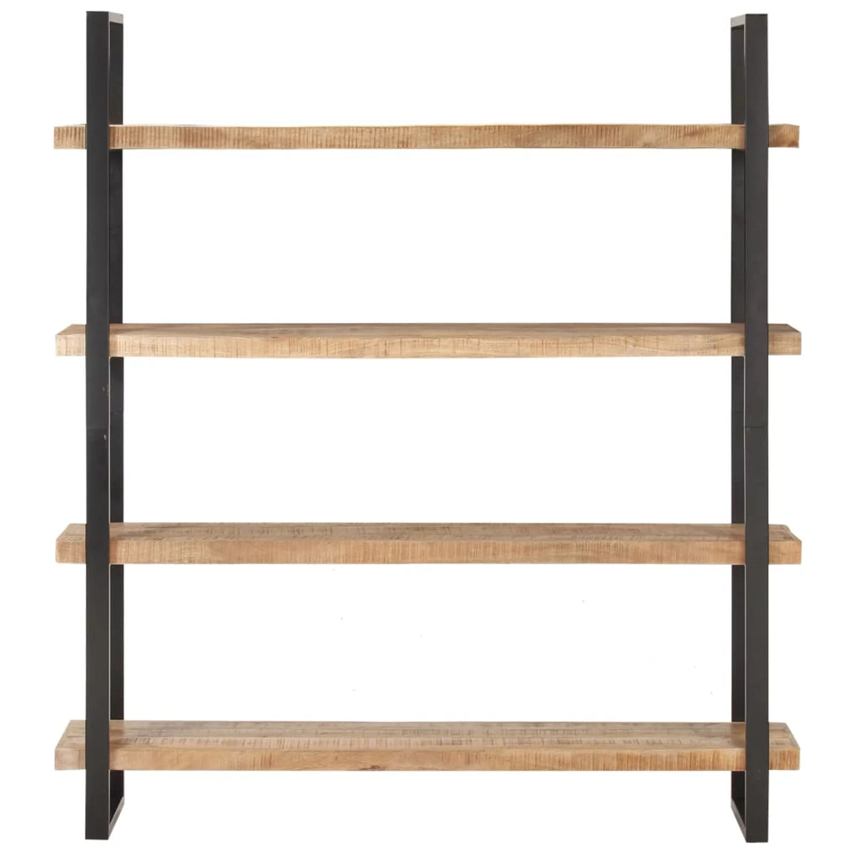 4-Tier Rough Mango Wood Bookcase U4798