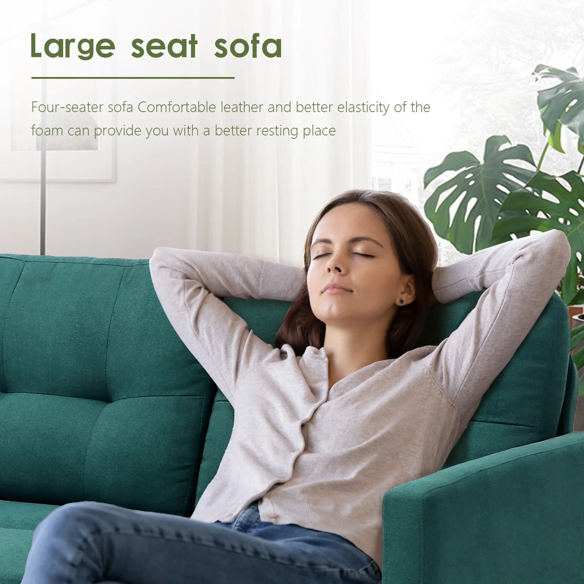 Modern Reversible Chaise L-Shaped Sectional Sofa B557271