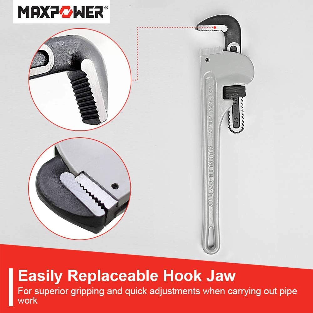 14-Inch Aluminum Straight Pipe Wrench C912109