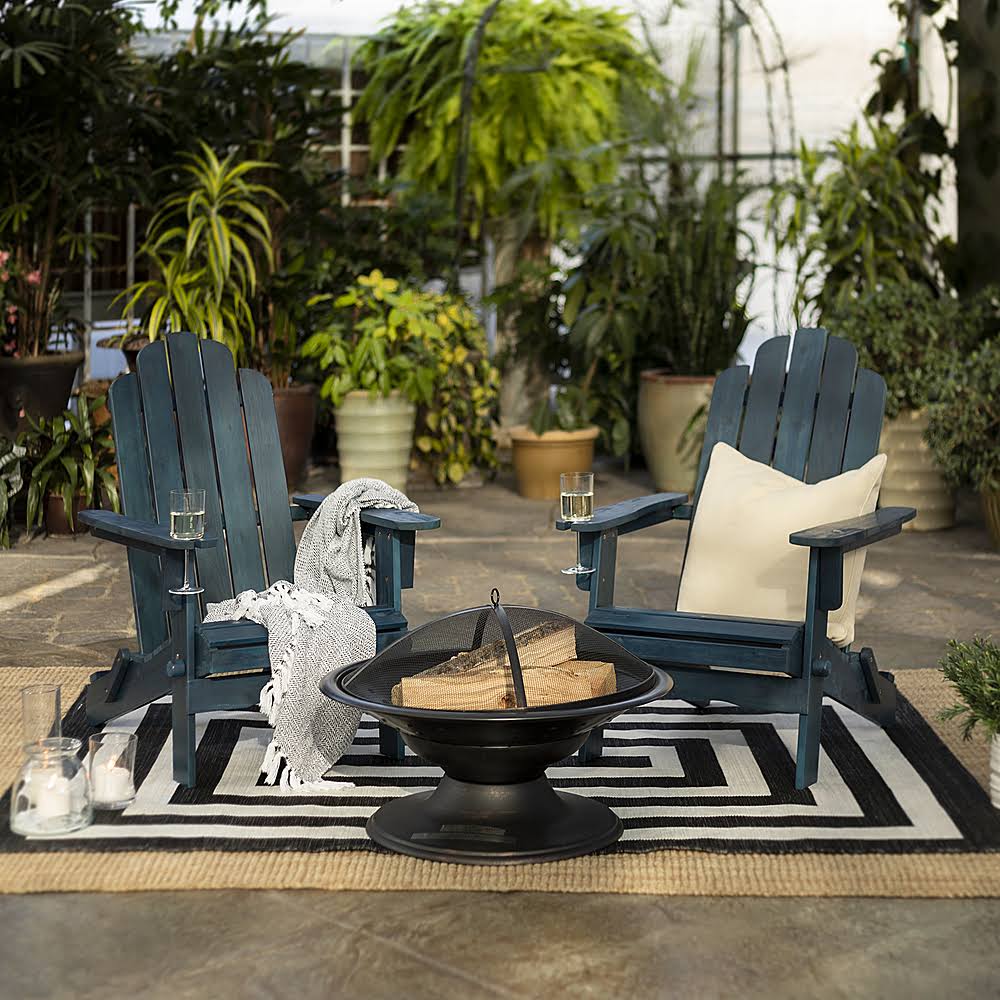 Navy Acacia Wood Adirondack Chair C1296