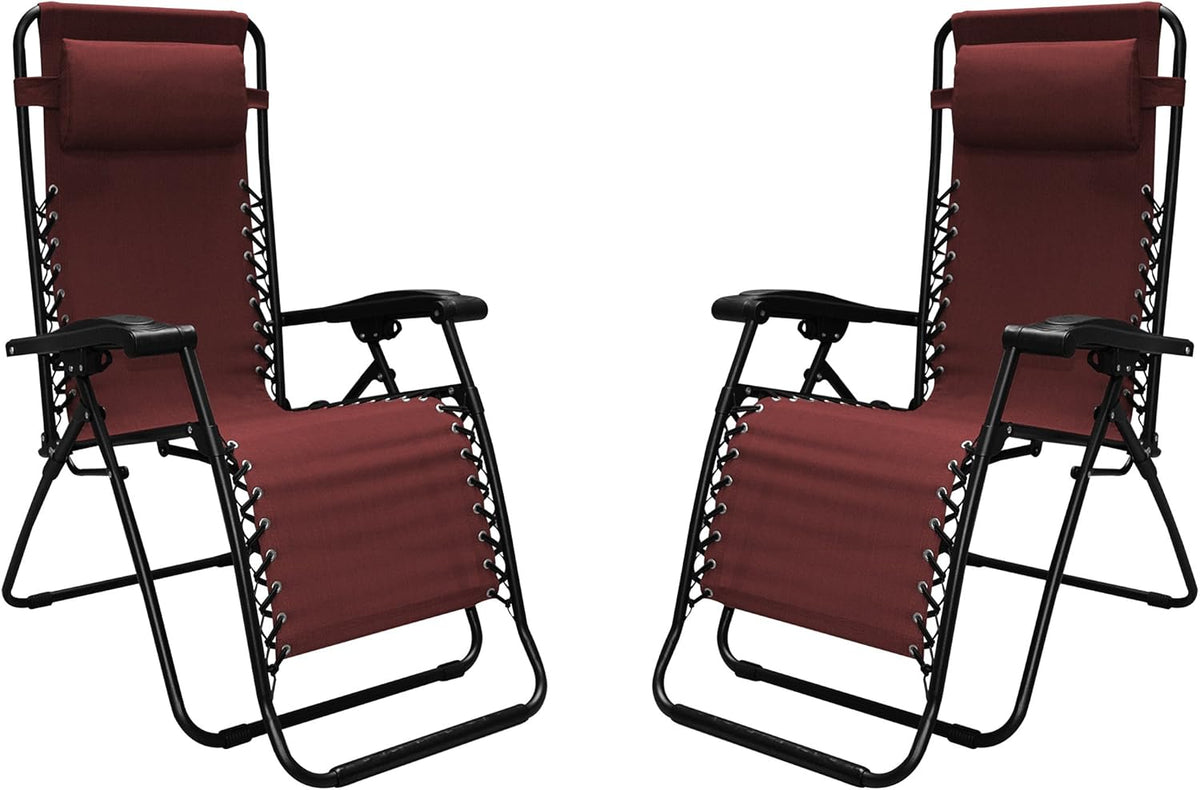 Black Zero Gravity Chair 2 Pack J3933