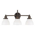 3 Light Burnished Bronze Vanity K40455