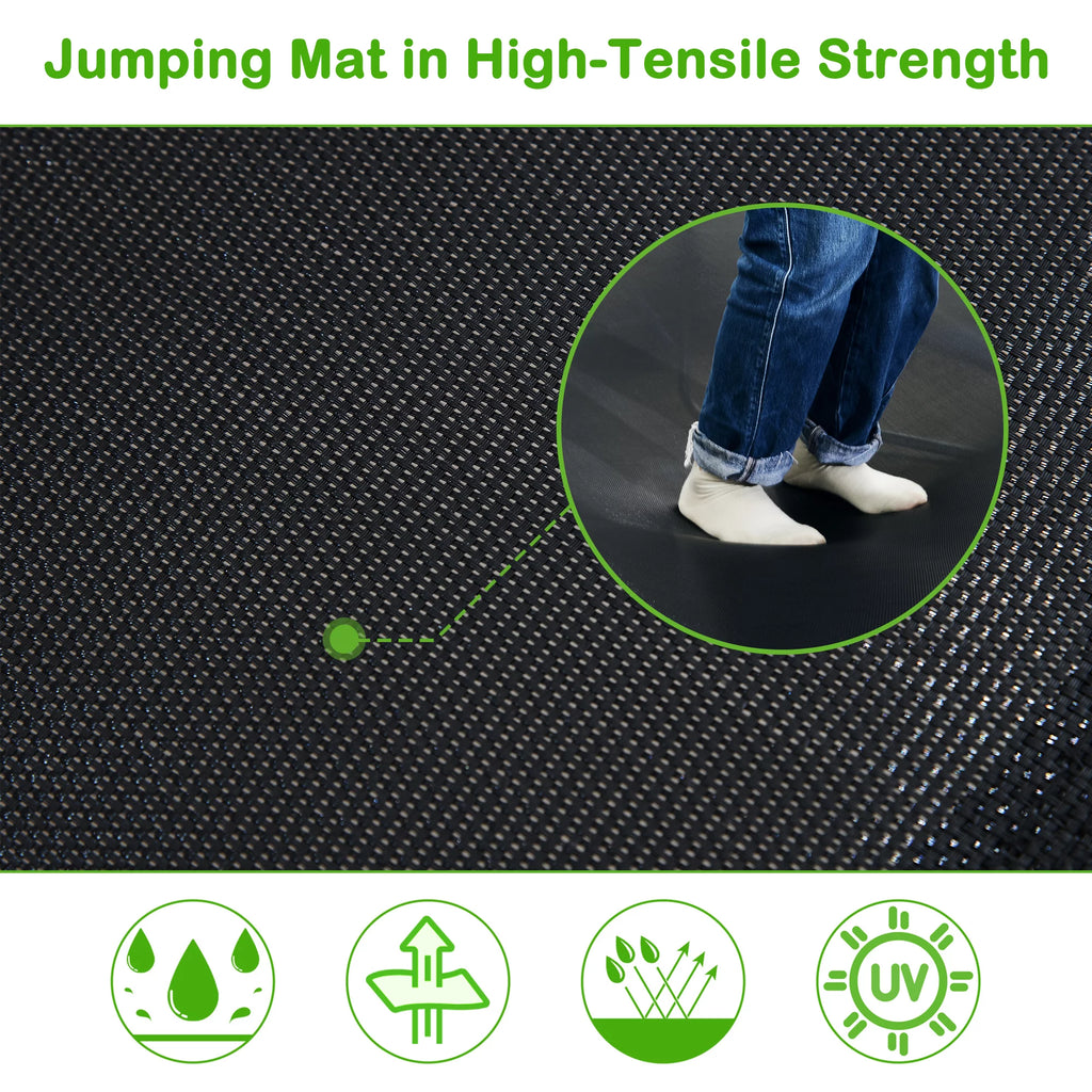 7FT Kids Trampoline with Safety Enclosure Net J330105