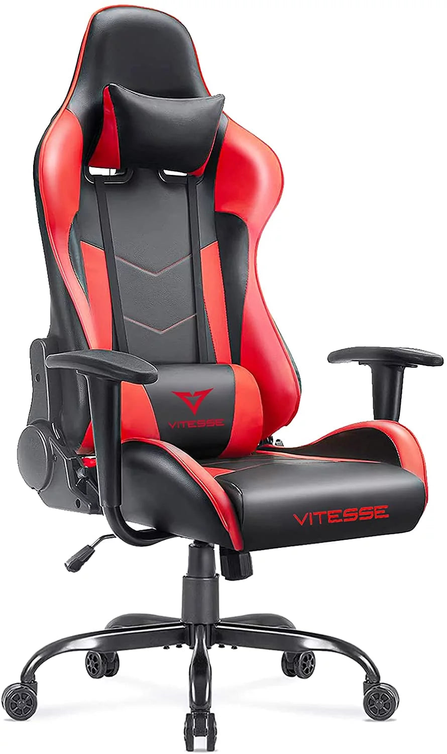 Gaming Chair with Lumbar Support and Headrest U9436