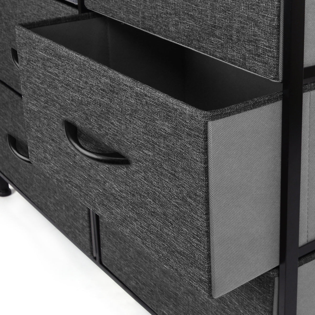 Grey 7 Drawer Storage Dresser P981