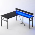 Black Corner Gaming Desk L25042