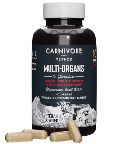 Grass Fed Beef Organ Supplement 180 Capsules Z216