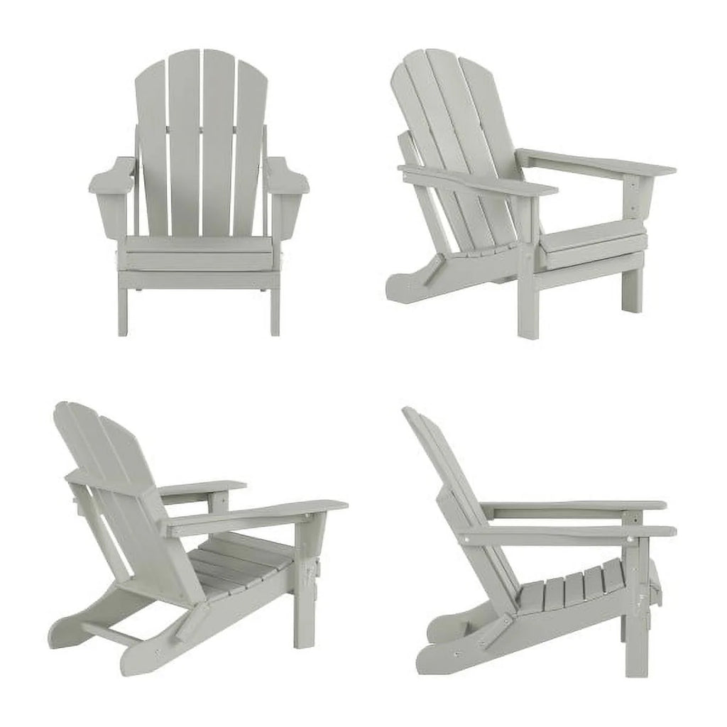 Folding HDPE Adirondack Chair J540
