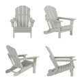 Folding HDPE Adirondack Chair J540