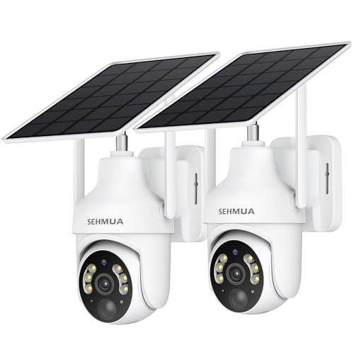 2 Pack Wireless Solar Security Cameras V47610