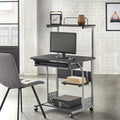 Espresso Mobile Computer Desk J52831