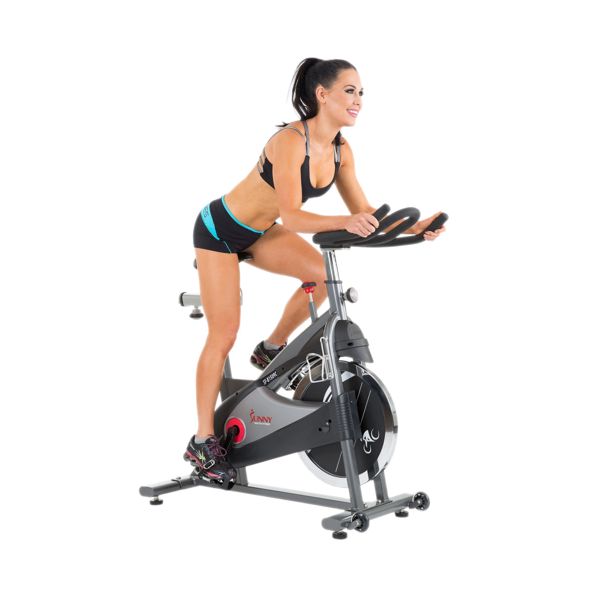 Stationary Belt Drive Indoor Cycling Exercise Bike with 40 Lb. Flywheel F4398