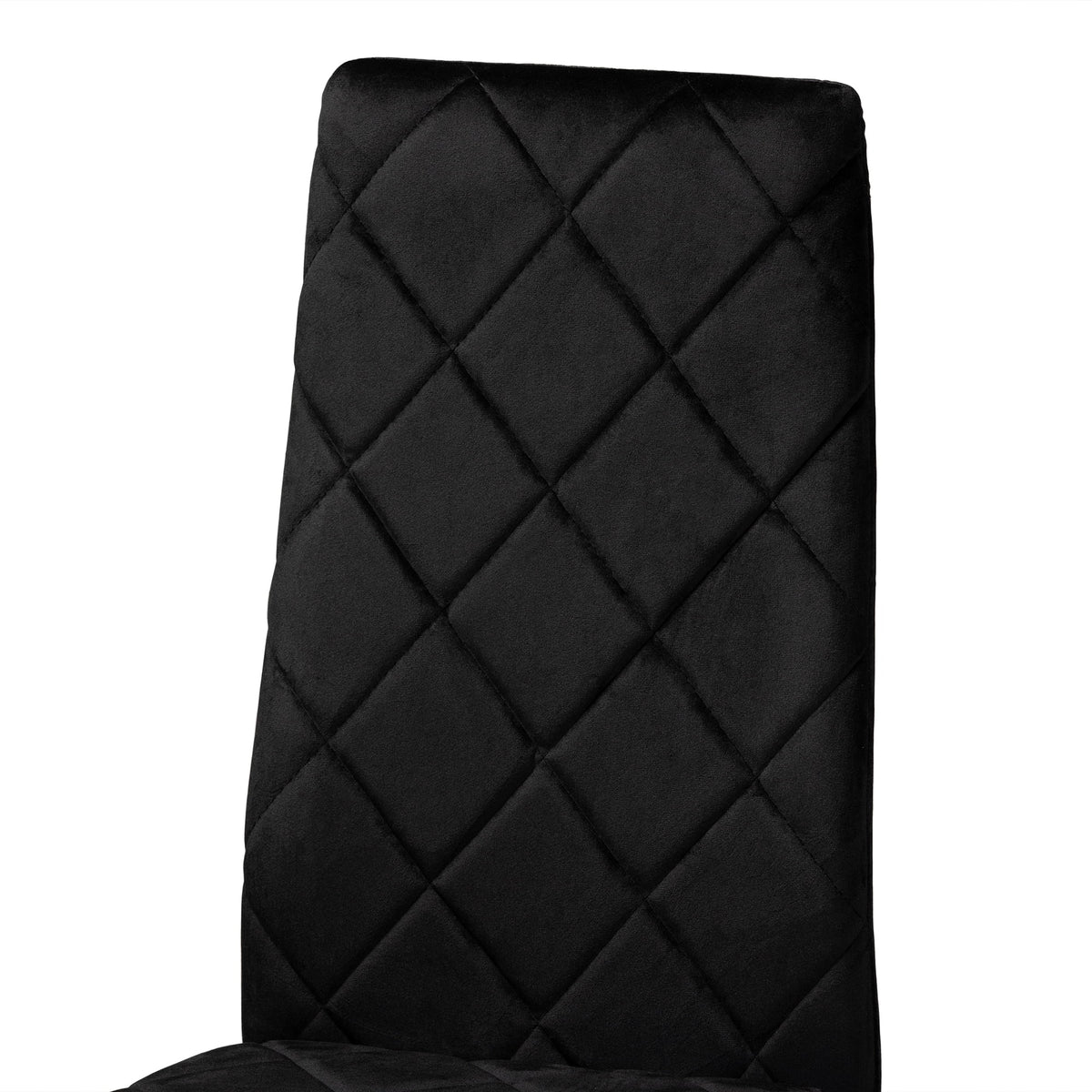 Black and Gold Dining Chair Set of 4 Q4719