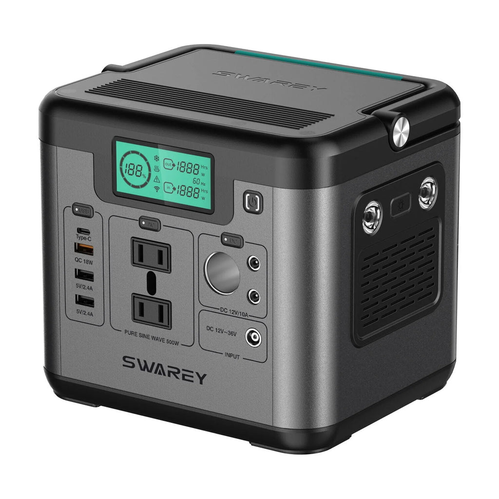 Solar Power Station Generator 518Wh Power Supply F678189