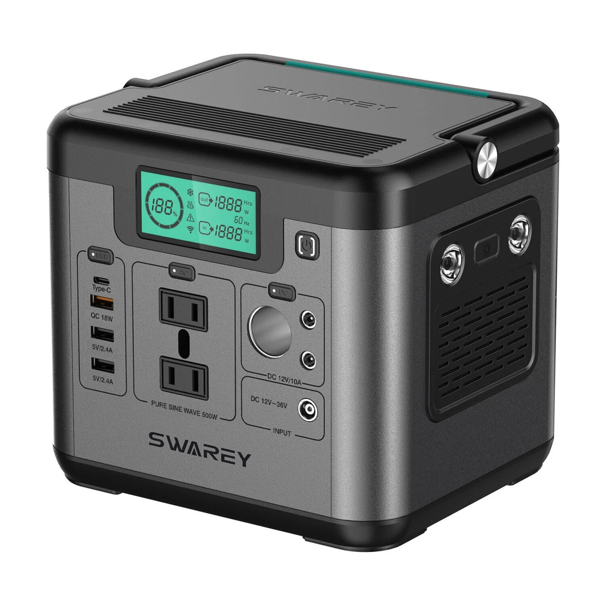 Solar Power Station Generator 518Wh Power Supply F678189