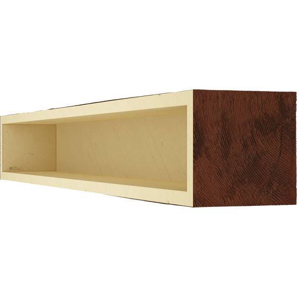 Rough Sawn Faux Wood Fireplace Mantel M295