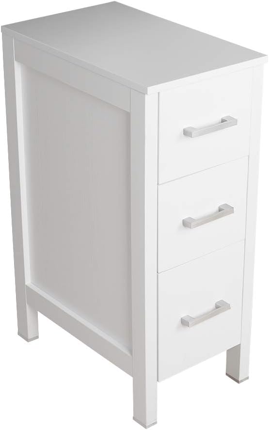 MDF Wood 3 Drawers Free Standing Single Vanity T7050