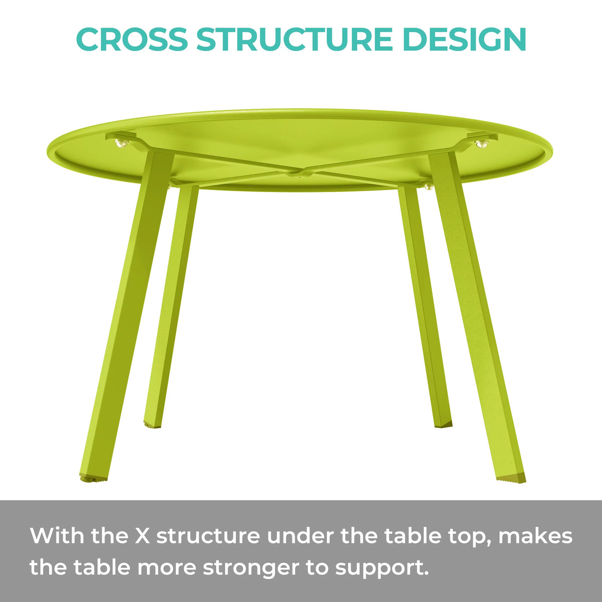 Round Steel Outdoor Coffee Table S5074