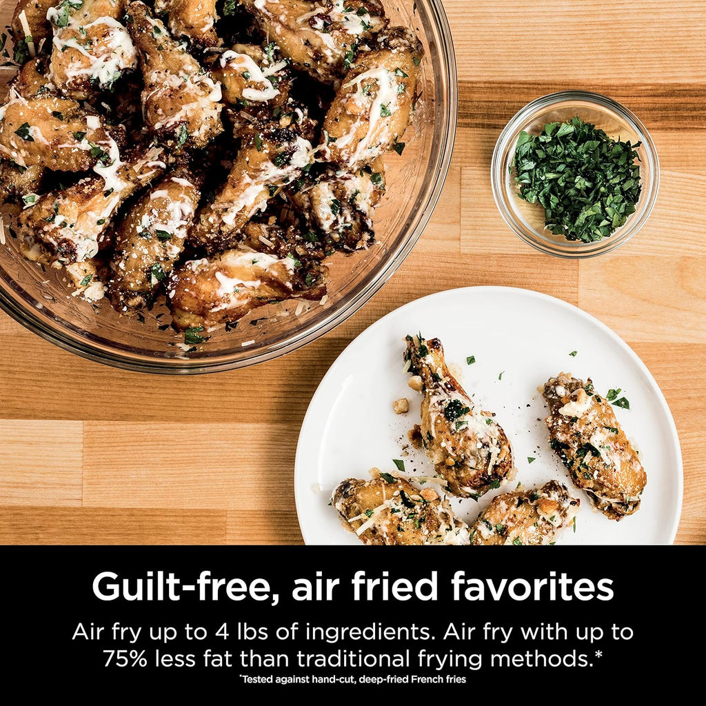 13-in-1 Air Fry Countertop Oven with Air Fry Basket, SearPlate, Wire Rack & Crumb Tray, Silver Z62541
