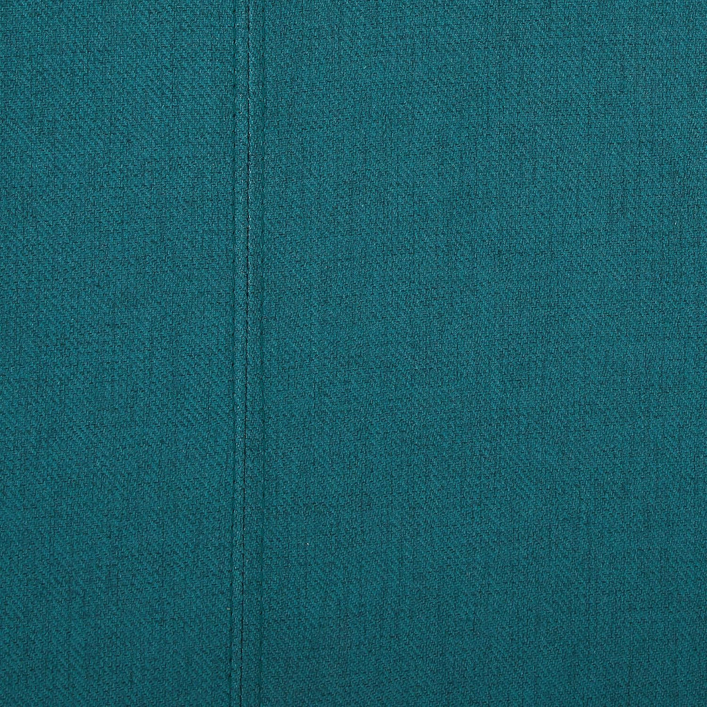 Dark Teal Fabric Storage Ottoman C982