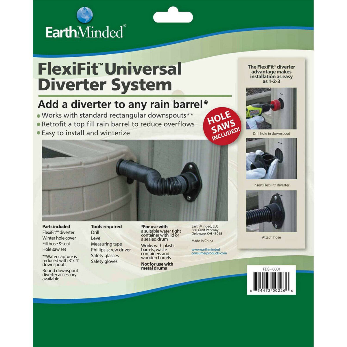 50-Gallon Rain Diverter Kit F6334