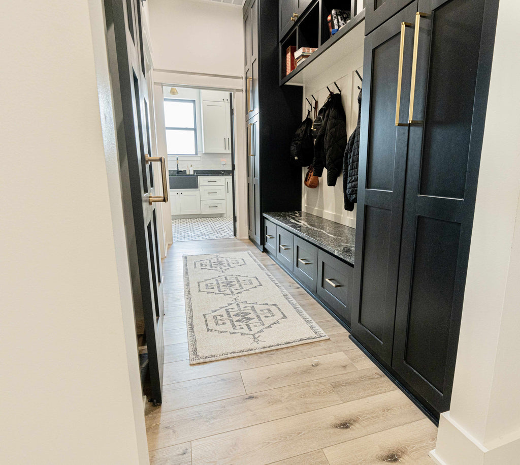 Bone Taupe Cloud Gray Area Rug N310