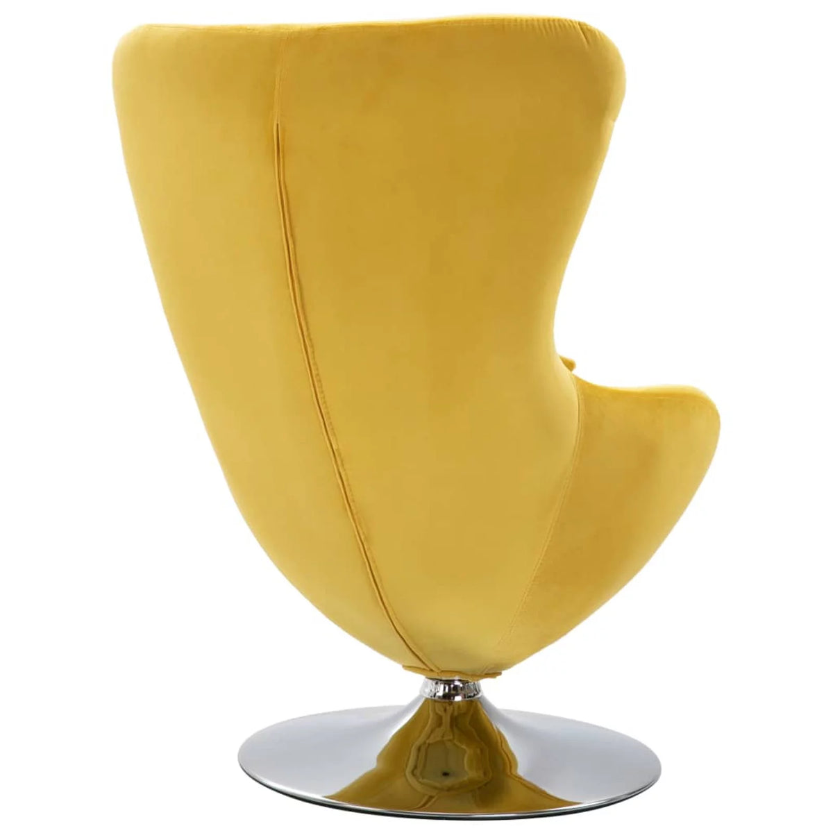 Swivel Egg Chair with Cushion Yellow O82167