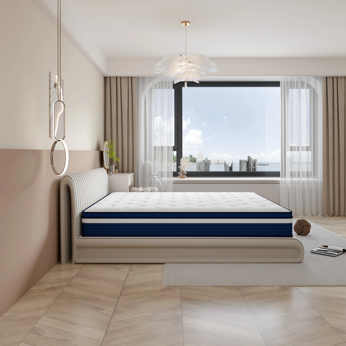 12 inch King Gel Memory Foam Hybrid Mattress D883