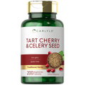 Tart Cherry and Celery Seed Supplement 200 Capsules B894971