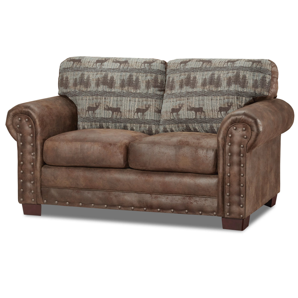 Teal Tapestry Loveseat D513509