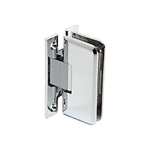 Polished Chrome Wall Mount Full Back Plate Hinge N5519